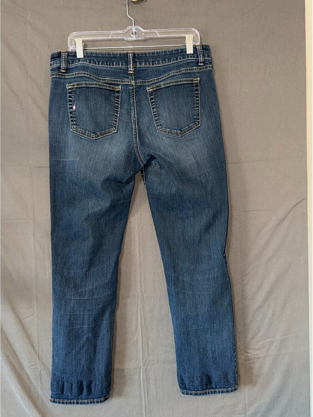 Apt 9 Womens Blue Denim Jeans Size 10 Regular Fit - Picture 7 of 8